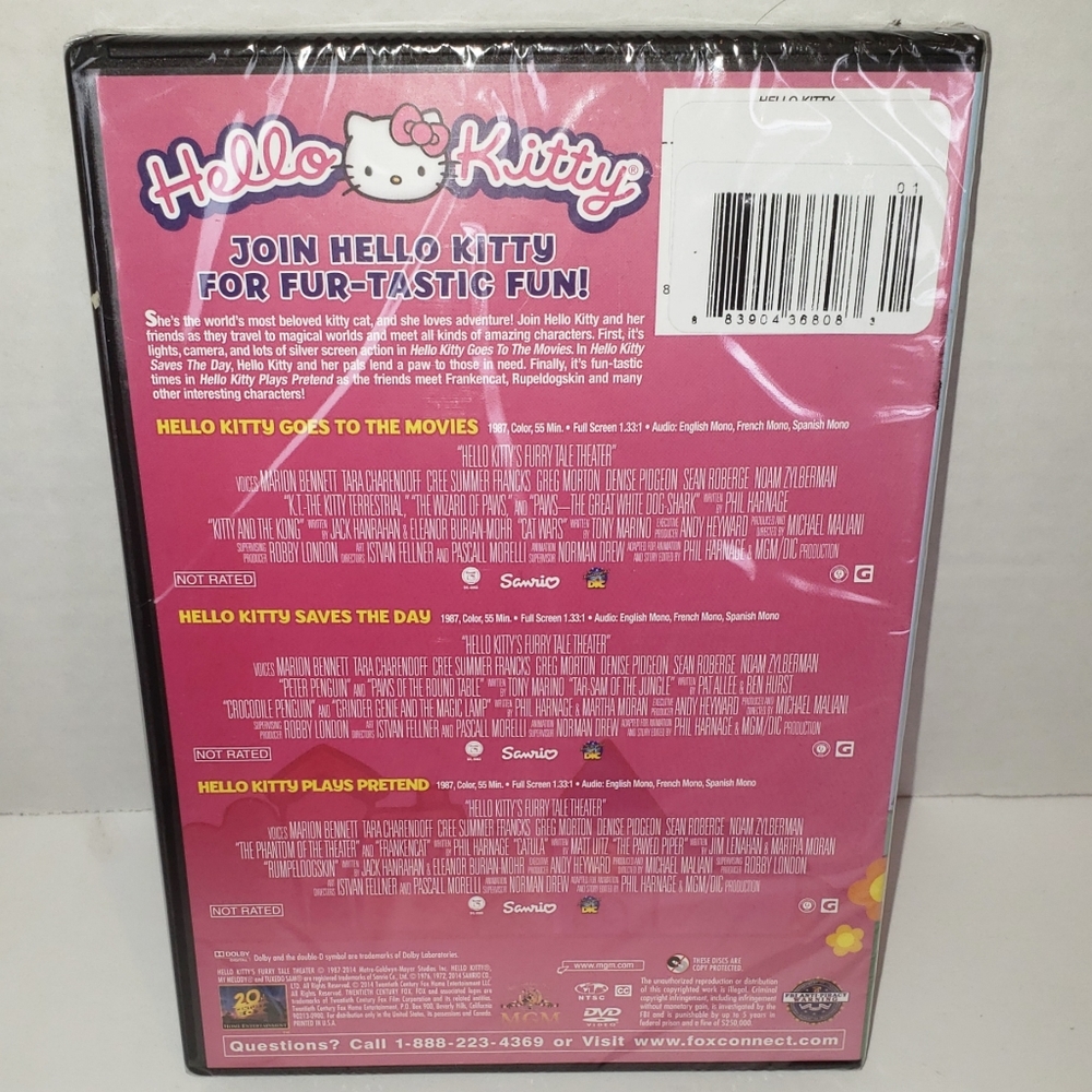 NIP Hello Kitty DVD Triple Feature - Picture 3 of 4